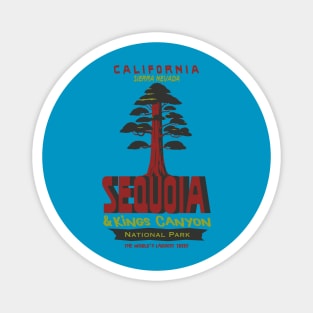 Sequoia and Kings Canyon National Park California Magnet